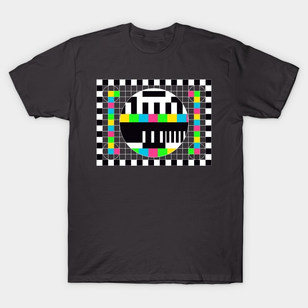 Tv Test Signal T-Shirt by Hounds_of_Tindalos